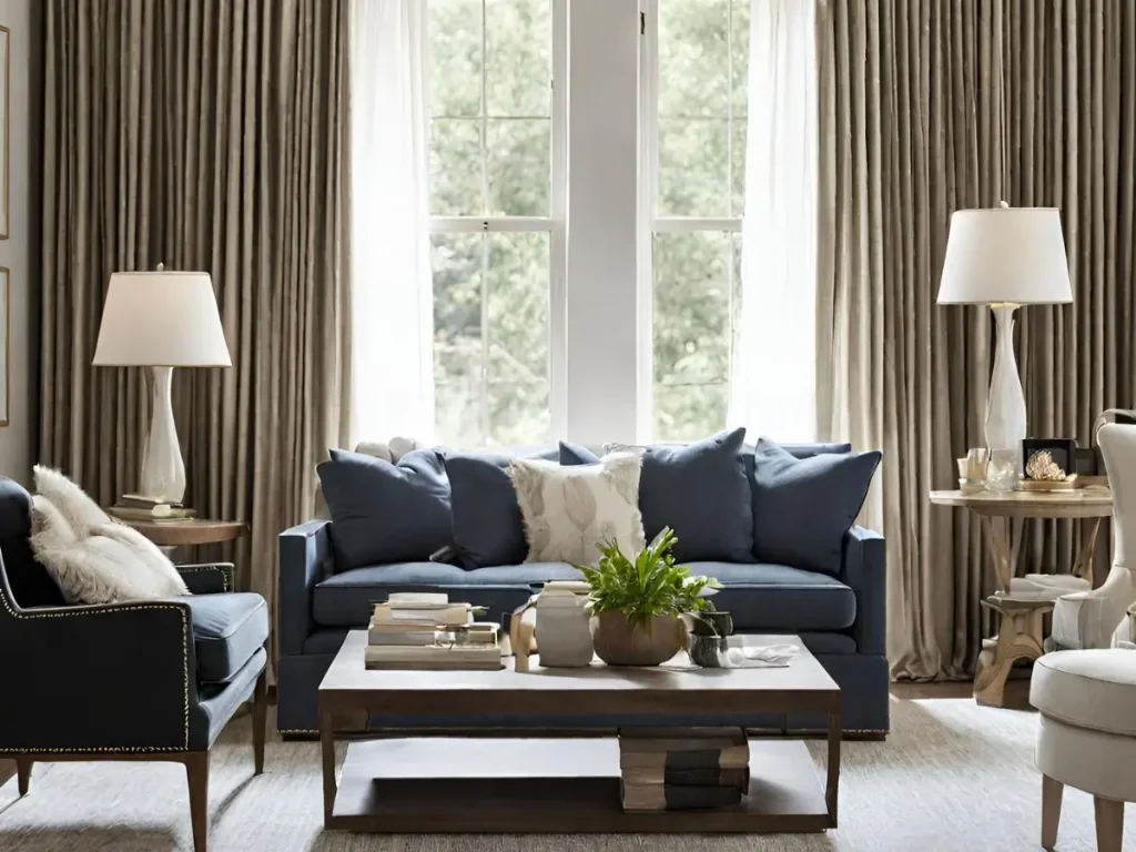 Transform Your Living Room with Stylish Drapes
