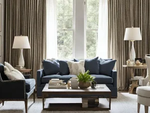 Transform Your Living Room with Stylish Drapes