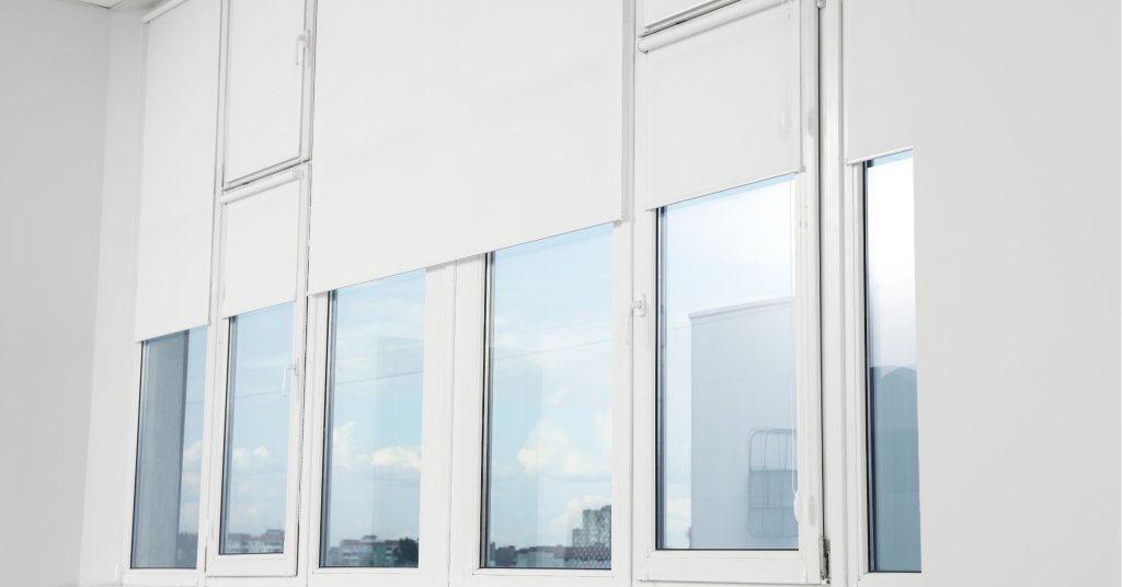 Office Shade with Roller Blind - Blinds and More